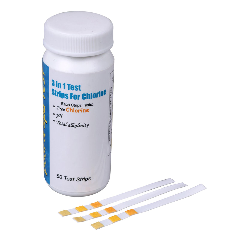 Bestway test trake za kontrolu vode, Za mjerenje hlora, pHa